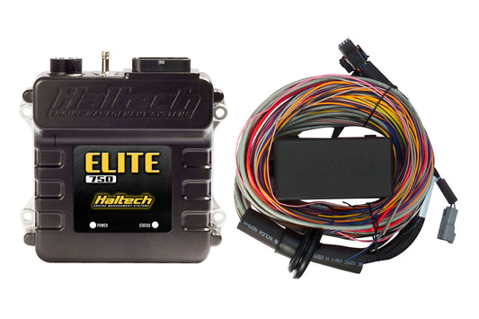 Haltech Elite 750 + 2.5m (8ft) Premium Universal Wire-in Harness Kit